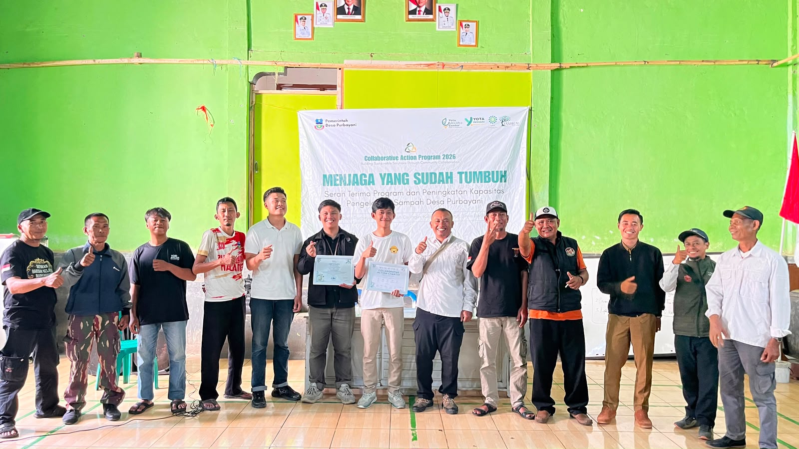 Sinergi Kolaboratif YOTA dan Mahasiswa UIN Bandung Dorong Pengelolaan Sampah Berkelanjutan di Desa Purbayani